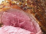 Roast Lamb with Fresh Mint Sauce