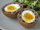 Scotch Duck Eggs made with Black Pudding