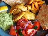 Mediterranean Spiced Chicken with Avocado Dip