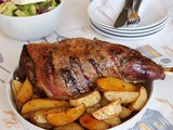 Roast Lamb With Herbs and Potatoes