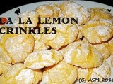 La La Lemon Crinkle Cookies