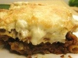 Mediterranean Penne Pastitsio or Pasticcio