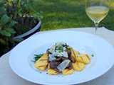 Grilled Polenta with Mushrooms