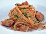 Paradicsomos, tonhalas spagetti