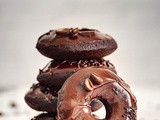 Čokoladne krofne (iz rerne) / Baked Chocolate Donuts