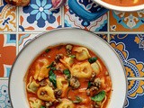 Kremasta čorba sa tortellini pastom / Creamy Tortellini Soup