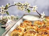 Lisnate pitice sa brokolijem / Puff Pastry Broccoli Rolls