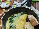 Omlet sa spanaćem i kajgana sa čvarcima