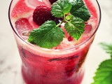 Osvežavajući sok od maline