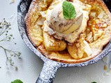 Pufnaste palačinke sa karamelizovanim bananama / Dutch Baby Pancake + idea nagradna igra