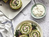 Rolat od spanaća sa pavlakom / Spinach Roll with Ham and Cream Cheese