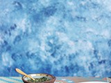 Salata od crnog pirinča sa dimljenom skušom