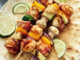 Šareni, pileći, ražnjići / Chicken Kebabs