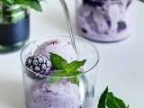 Sladoled od kupina / Homemade Blackberry Ice Cream