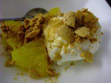 Amaretti Topped Pineapple