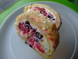 Cream Cheese & Summer Berry Roulade