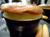 Passion fruit & banana souffle