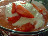 Rhubarb & Strawberry Soup