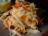 Swede & Carrot Salat with Raisins