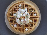 Candied Sweet Potato Waffles