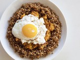 Creamy Wheat Berry Breakfast Hash Bowl