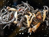 Creepy Spaghetti Carbonara with Fungi (Mushrooms)