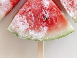 Frozen Watermelon Wedges: The All Natural Ice Pops