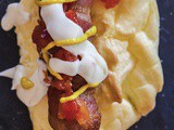 Low-carb Bacon-Wrapped Mexican Hot Dogs on Cheesy Cloud Buns