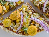 Three Sisters Pizza With Corn Masa Crust