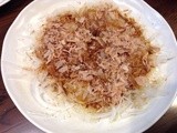 Onion Salad with Katsuobushi