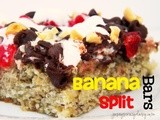 Banana Split Cake Bars