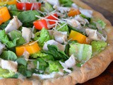 Chicken Cesar Salad Pizza