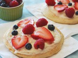 Cinnamon Roll Fruit Pizzas