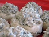 Creamy Sausage Stuffed Mushrooms {Three Ingredients}
