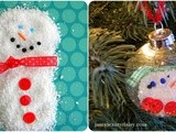 Diy Melted Snowman Ornament: Some People Are Worth Melting Over {Easy & Kids Friendly}