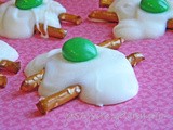 Happy Birthday Dr. Seuss (Green Eggs and Ham Candy Pretzel Treats}