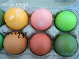 Southwestern Colored Easter Eggs {a very simple easy way to add a little more color and depth to your Easter eggs}