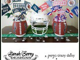 Superbowl Printables and Football Centerpiece Tutorial