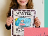 Wanted Teacher Appreciation Posters
