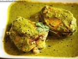 Sorshe Posto Dhonepata diye Bhola Bhetki / Mustard Poppyseed Coriander Fish