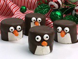 Chocolate Covered Marshmallow Penguins Recipe