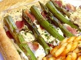 A bit of a failure of an Asparagus Tart - but then, Cheese straws