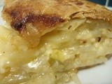 Cheese, onion & potato pie
