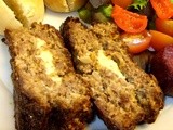 Cheese-stuffed Meat Loaf - one to please the teenagers