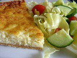 Cheesy Parsnip Flan - perfect for al fresco eating