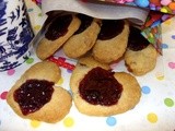 Cherry Shortbread Hearts