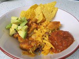 Chicken sausage burrito bowls - frisky comfort food