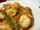 Chicken & Tenderstem® Broccoli Casserole with Cheesy Dumplings