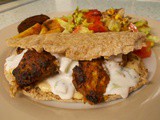 Kashmiri Spiced Chicken Pittas