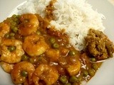 King Prawn Madras Curry - sampling Patak's curry products